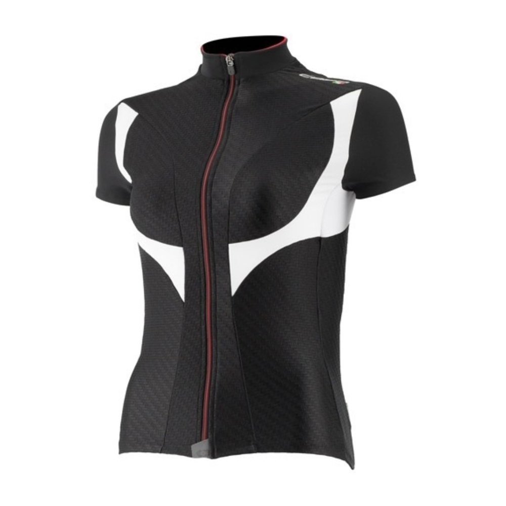Capo Lady Adriana Short Sleeve Jersey Black Size L Larg Women cycling top